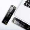 QIYUDS Digital Voice Recorder 16GB Touch Screen Voice Activated Recorder for Lectures/Meetings/Class, 1536kbps Stereo HD-Audio Recording Device with Dual Microphones - Rechargeable (Black) (Size : 32 view 3