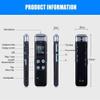 QIYUDS Digital Recorder,Record Lectures & Meetings, Sensitive Microphone, Automatic Noise Reduction, Small & Portable, USB,16G,HD Recording, Meeting,Lecture,Interview view 2