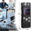 QIYUDS Digital Voice Recorder Voice Activated Recorder for Lectures,Meetings,Class, Audio Recording Device with Dual Microphones - Rechargeable (Size : 32GB) view 2