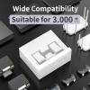 100PCS USB-A Port Blockers with 5 Keys-Removable Type-A Data Protection - Dust & Moisture Resistant Shield for Laptops, PCs, Gaming Devices & Tamper ProtectionWhite view 2