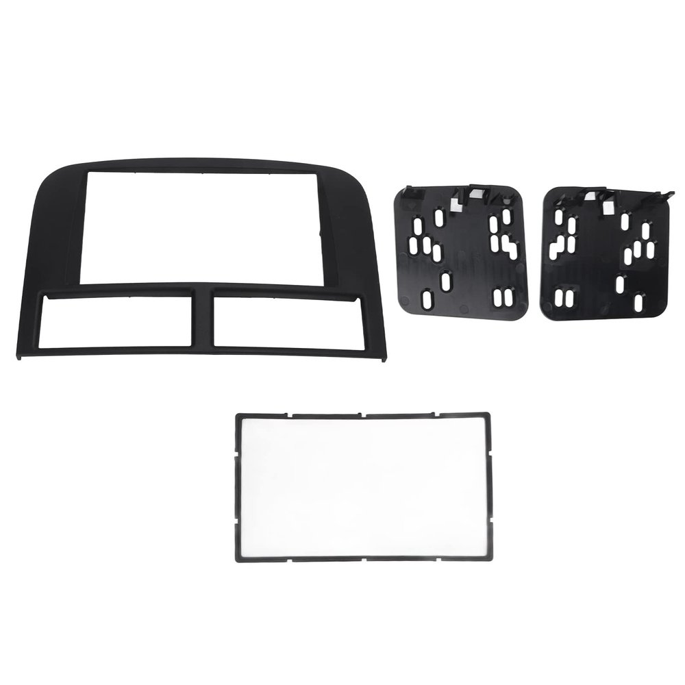 Double Din Dash Kit, Car Radio Install Kit Dashboard Stereo Fascia Frame Trim Replacement for 1999-2004