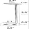 Headset Holder Headphone Stand Aluminium Alloy Headphone Holder Hanger with Anti-Slip Base Metal Headphone Stents Stand Bracket Headset Holder Headset Stand Headphone Holder (Color : Gold) view 2