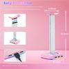 Headset Holder Headphone Stand Creative Headset Holder Headphone Stand Usb Charging Over-ear Headsets Desk Bracket Saving Space Headset Stand Headphone Holder ( Color : Pink , Size : 4.13*4.13*10.5in view 2