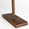 Headset Holder Headphone Stand Vertical Wooden Stand Desktop Headphone Hanger Headphone Display Stand Game Table Accessories Headphone Stand Headset Stand Headphone Holder (Color : Walnut) view 3