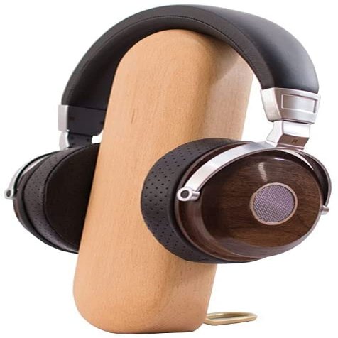 Headset Holder Headphone Stand Headphone Stand Desktop Headset Stand Table Accessories Multi-Function Headphone Rack Wooden Display Stand Headset Stand Headphone Holder (Color : C-Beech)