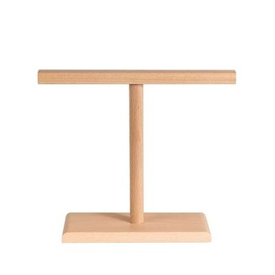 Headset Holder Headphone Stand Vertical Wooden Stand Desktop Headphone Hanger Headphone Display Stand Game Table Accessories Headphone Stand Headset Stand Headphone Holder (Color : Beech)