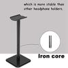 Headset Holder Headphone Stand Aluminum Alloy Headphone Stand with Counterweight Headphone Holder Gaming Headsets Stand Wireless Headset Accessories Headset Stand Headphone Holder (Color : Silver WHI view 3