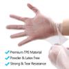 Meekear Food Prep Disposable Gloves, TPE Clear Latex-Free Food Safe Cleaning Gloves, BPA Free, Powder Free, Oil Tight (100, X-Large) view 3