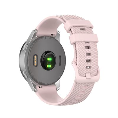 AEMALL 20 22MM Quick Release Silicone Watch Band Strap For Garmin Forerunner 745 Smart Watch Wrist Band Strap (Color : Pink, Size : 22mm Forerunner 745)