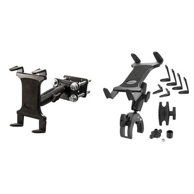 ARKON Robust Forklift Tablet Mount, Black, Handlebar Clamp, 5-18.4 in Screen Size