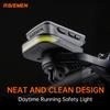 RAVEMEN FR160 Bundle with AOM01 Mount Fit 31.8mm Compatible with Garmin Computer, Side Visibility Warning Flash Light 6 Light Modes for Riding Safety (Patent Protected) view 2