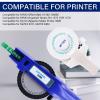 USUPERINK 1 Pack Compatible for Dymo 521203 12mm 3D Plastic Embossing Label Tape 1/2'' Green on White Emboss Labels for Organizer Xpress 1575 1595 1570 Office Mate MoTEX Label Makers view 2