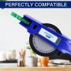 USUPERINK 8 Pack Compatible for Dymo 520103 9mm 3D Plastic Embossing Label Tape 3/8'' Green on White Emboss Labels for Organizer Xpress 12966 1550 1595 1570 Office Mate MoTEX Label Makers view 3