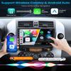 for Toyota RAV4 Radio 2007-2012: 9 Inch 1280 * 800 Touch Screen Stereo with Wireless Carplay Android Auto, Upgrade 5G WiFi Bluetooth GPS SWC FM SWC 1080P Backup Camera view 3