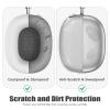 4 in 1 Case Covers for AirPods Max Headphones, Anti-Scratch Sweat-Proof Ear Pad Covers/Ear Cups Cover/Headband Cover Protectorfor Apple AirPods Max (2024 USB-C /2020 Lightning)- WhiteClear view 4