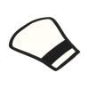PATIKIL Flash Diffuser Reflector, 2-Sided Flexible Bend Bounce Reflector with Elastic Strap for Flashlight Photography Camera Speed Light, Silver White view 3