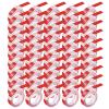 USUPERINK 50 Pack Compatible for Dymo 520102 9mm 3D Plastic Embossing Label Tape 3/8'' Red on White Emboss Labels for Organizer Xpress 12966 1550 1595 1570 Office Mate MoTEX Label Makers view 1