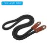 PATIKIL Camera Shoulder Strap, Cotton Soft Long Woven Round Cord Rope Holder with Mounting Ring for Outdoor Photography Camera, Black view 2