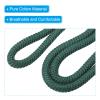 PATIKIL Camera Shoulder Strap, Cotton Soft Long Woven Round Cord Rope Holder with Mounting Ring for Outdoor Photography Camera, Green view 4