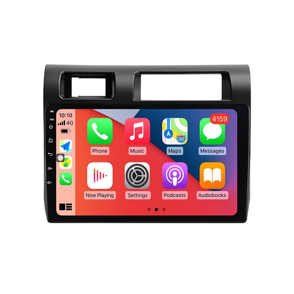 1280x720 9" IPS Touch Screen Android Car Stereo for Toyota Land Cruiser LC 70 Series 2007-2020 Car Radio Built-in Car-Play Android Auto GPS Navigation Dash Kit