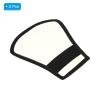PATIKIL Flash Diffuser Reflector, 2Pcs 2-Sided Flexible Bend Bounce Reflector with Elastic Strap for Flashlight Photography Camera Speed Light, Silver White view 3