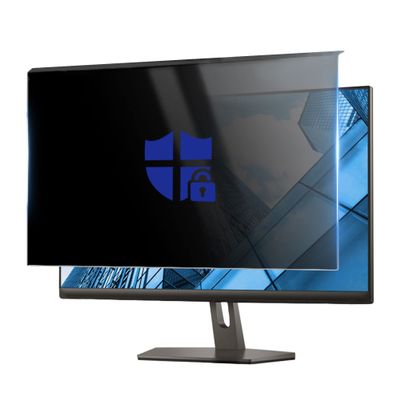 JQZWXX Computer Privacy Screen Filter 22-27 Inch Anti Blue Light Universal Monitor Frame Hanging Type Removable Privacy Shield, Acrylic Anti-Scratch Eye Protection Screen Baffle / 24Inch/547x320mm