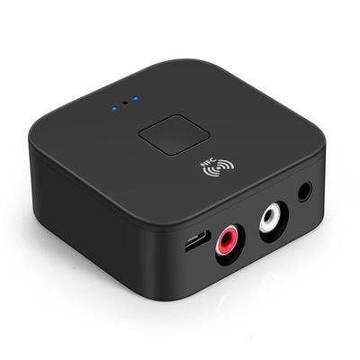 Bluetooth 5.0 Audio Receiver, 3.5mm AUX RCA Wireless Bluetooth Audio Adapter for Home Stereo Car Stereo System Music Streaming System, NFC Speaker Audio