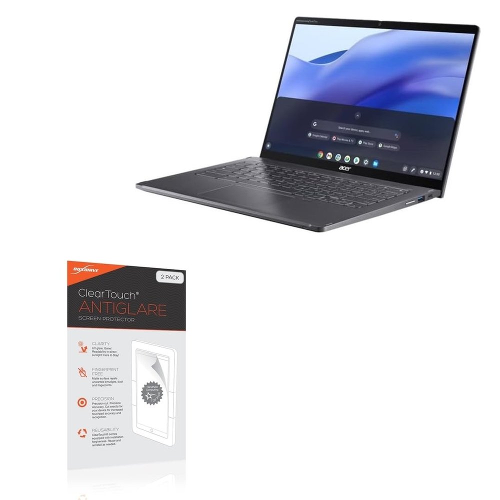 BoxWave Screen Protector Compatible with Acer Chromebook Spin 714 (CP714-1WN) - ClearTouch Anti-Glare (2-Pack), Anti-Fingerprint Matte Film Skin