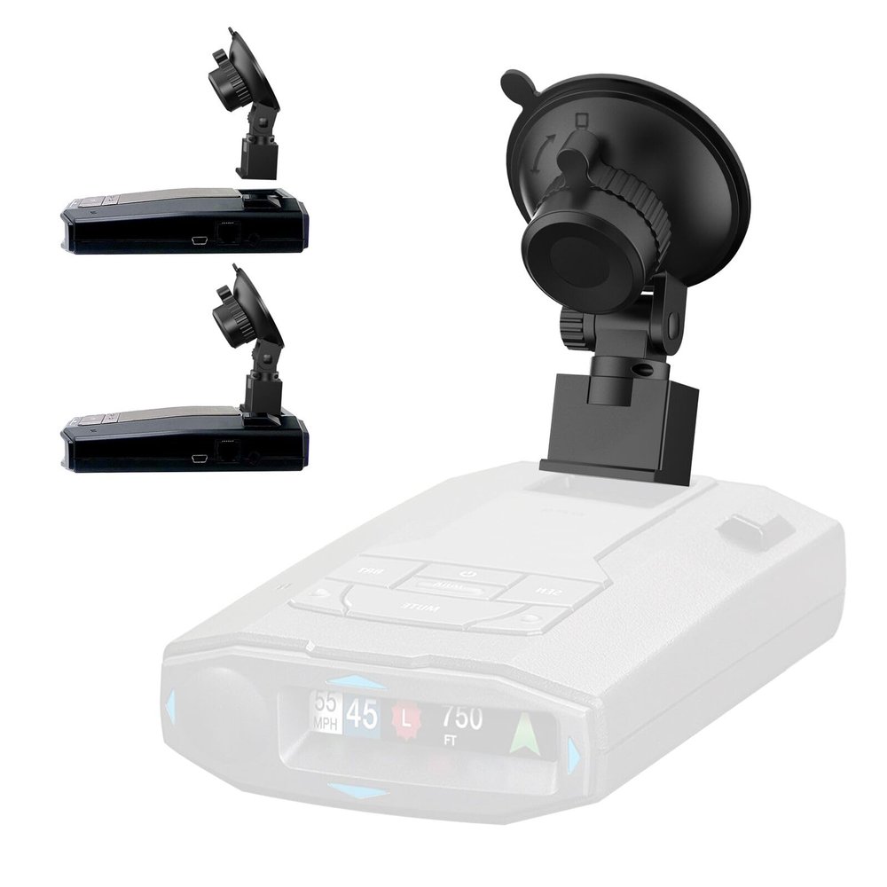 Radar Detector Mount,Car Radar mounting Bracket,Windshield and Dashboard Suction Mount,for Escort Max360c Max 3 IX IXc Redline EX Beltronics Cobra DualPro GT 360 Radar Models, w/EZ Magnet Connection