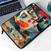Abstract Art Mac Book Pro 14" Sleeve - Colorful Design Laptop Sleeve - Printed Mac Book Sleeve view 3
