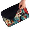 Abstract Art iPad Sleeve - Colorful Design Tablet Sleeve - Printed Carrying Case - 10 inches view 2