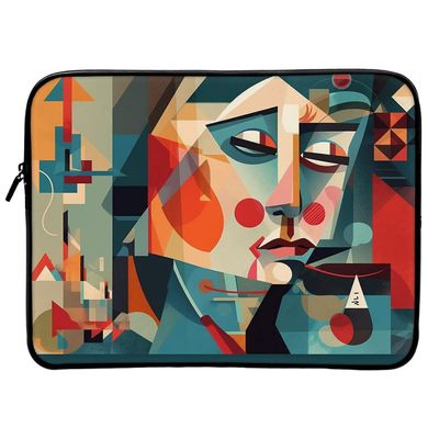 Abstract Art Mac Book Pro 16" Sleeve - Colorful Design Laptop Sleeve - Printed Mac Book Sleeve