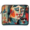 Abstract Art Mac Book Pro 16" Sleeve - Colorful Design Laptop Sleeve - Printed Mac Book Sleeve view 1