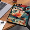Abstract Art Mac Book Pro 16" Sleeve - Colorful Design Laptop Sleeve - Printed Mac Book Sleeve view 3