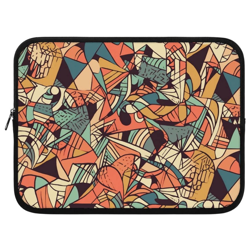 Abstract iPad Sleeve - Colorful Tablet Sleeve - Art Print Carrying Case - 13 inches