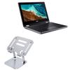 BoxWave Stand and Mount Compatible with Acer Chromebook Spin 311 (R723T) - Executive VersaView Laptop Stand, Ergonomic Adjustable Viewing Angle Metallic Riser - Metallic Silver view 1
