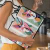 Abstract Face Mac Book Pro 14" Sleeve - Cute Colorful Laptop Sleeve - Themed Mac Book Sleeve view 4