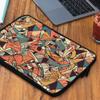 Abstract 2-Sided Print Mac Book Pro 16" Sleeve - Colorful Laptop Sleeve - Art Print Mac Book Sleeve view 3