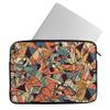 Abstract Mac Book Pro 14" Sleeve - Colorful Laptop Sleeve - Art Print Mac Book Sleeve view 1