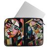 Abstract Print Mac Book Pro 14" Sleeve - Cute Art Laptop Sleeve - Illustration Mac Book Sleeve view 1