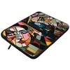 Abstract Print Mac Book Pro 14" Sleeve - Cute Art Laptop Sleeve - Illustration Mac Book Sleeve view 2