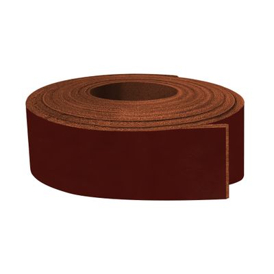 European Leather Work Oil Tanned Waxy Finish Leather 5-6 oz (2-2.4mm) Belts Size: 10"x84" (25.4x213 cm) | Burgundy Color | Natural Grass Fed Full Grain Cowhide Straps, Strips, Knife Sheaths, Boots