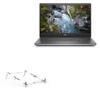 BoxWave Stand and Mount Compatible with Dell Precision 17 (7760) - Pocket Aluminum Stand 3-in-1, Portable Multi Angle Viewing Riser - Metallic Silver view 1