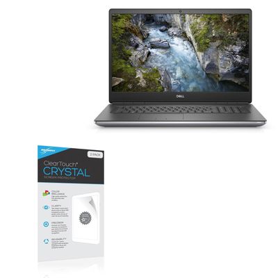 BoxWave Screen Protector Compatible with Dell Precision 17 (7760) - ClearTouch Crystal (2-Pack), HD Film Skin - Shields from Scratches