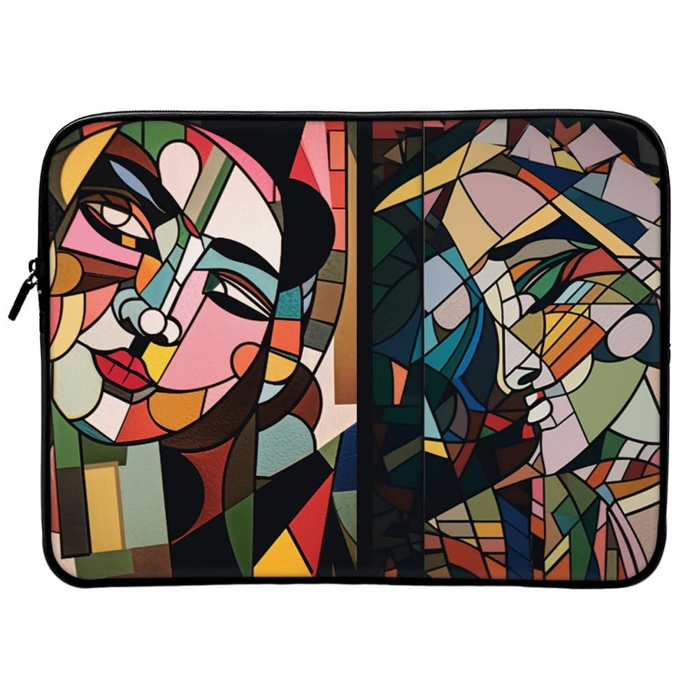 Abstract Print 2-Sided Print Mac Book Pro 16" Sleeve - Cute Art Laptop Sleeve - Illustration Mac Book Sleeve