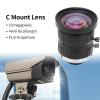 4mm Length C Mount Lens, 10MP Low Distortion Manual Focus and Adjustable Aperture for Industrial Camera view 2