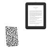 BoxWave Case Compatible with Barnes & Noble Nook GlowLight 4e - Snow Leopard Plush SlipSuit, Animal Leopard Print Padded Soft Sleeve view 1