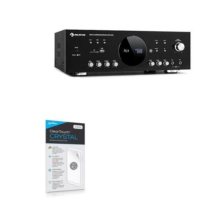 BoxWave Screen Protector Compatible with Auna AMP-218 BT - ClearTouch Crystal (2-Pack), HD Film Skin - Shields from Scratches