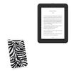 BoxWave Case Compatible with Barnes & Noble Nook GlowLight 4e - Zebra Plush SlipSuit, Animal Print Padded Soft Sleeve view 1
