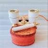 Binoculars Brass Opera Glasses Handmade Nautical White Binoculars Gifts Love, Christmas Day, Valentine's Day, Women's Day view 1